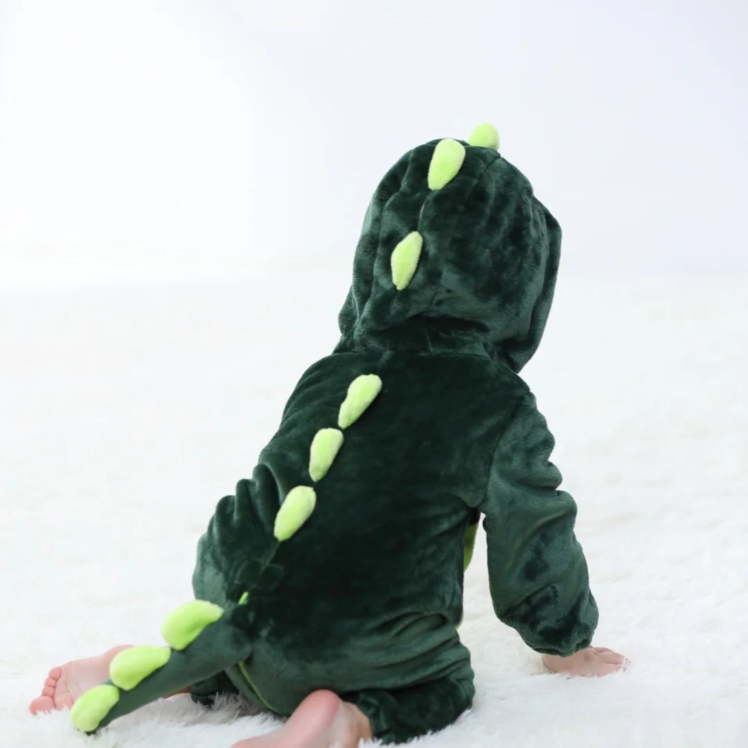 Long Sleeve Cartoon Animal Jumpsuit