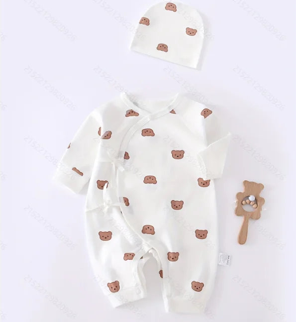 All-Season Baby Romper with Hat