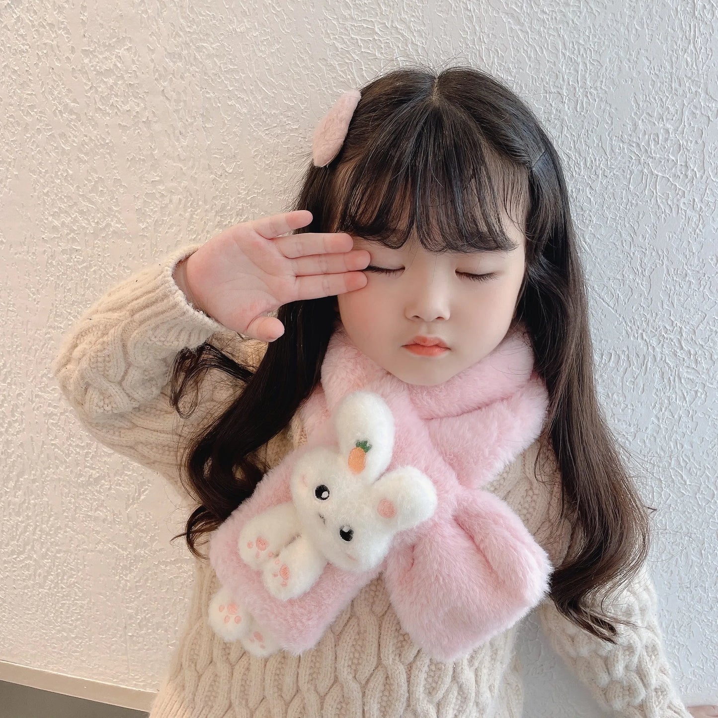 Fleece Knit Ear Protection Hat