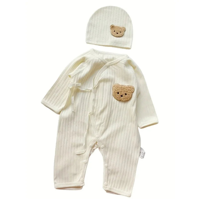 All-Season Baby Romper with Hat