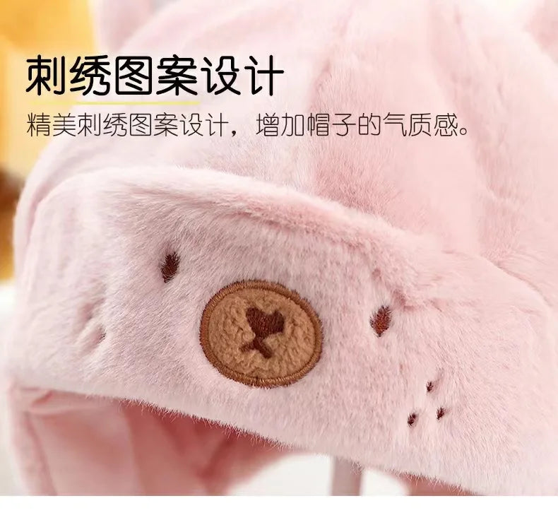Fleece Knit Ear Protection Hat