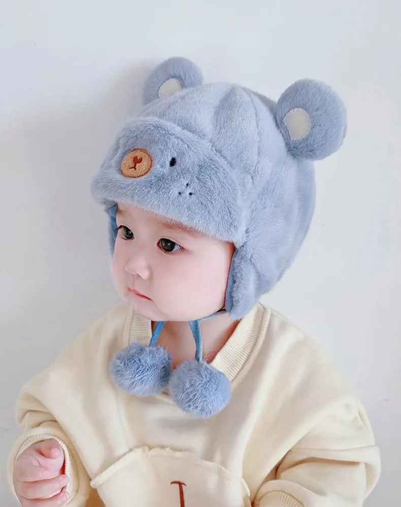 Fleece Knit Ear Protection Hat