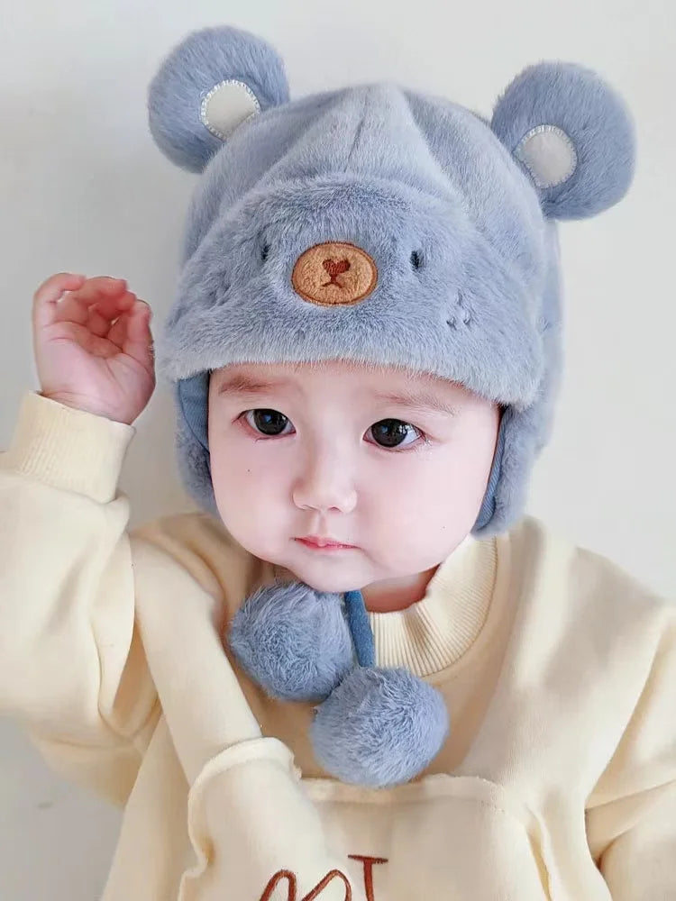 Fleece Knit Ear Protection Hat