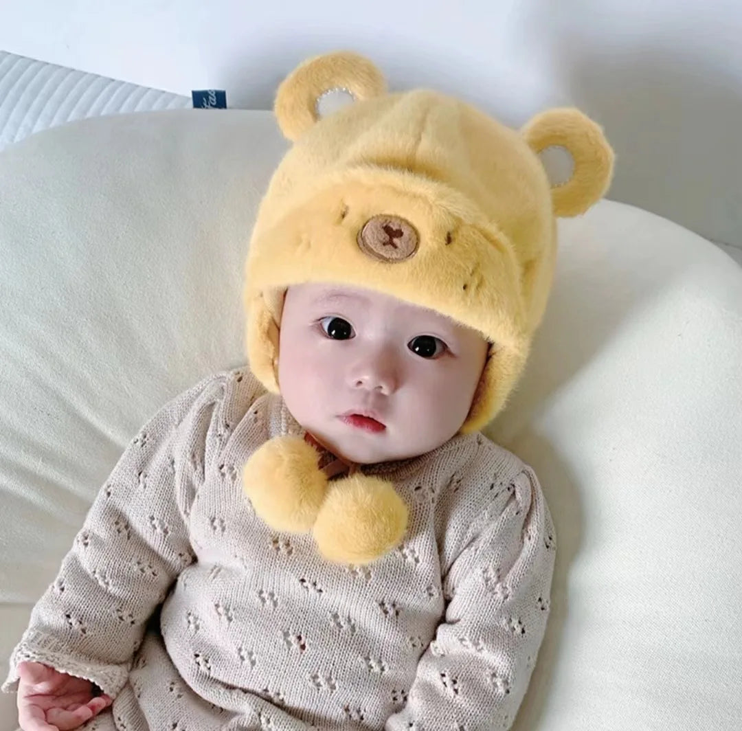 Fleece Knit Ear Protection Hat