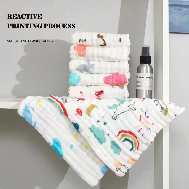 5 PCS Muslin Cotton Swaddles