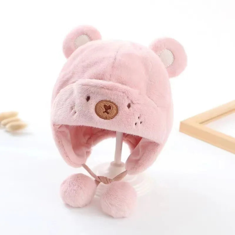 Fleece Knit Ear Protection Hat