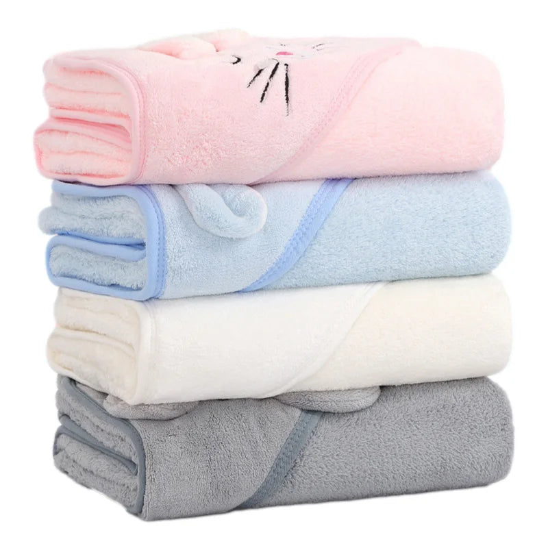 Animal Hooded Baby Bath Towels