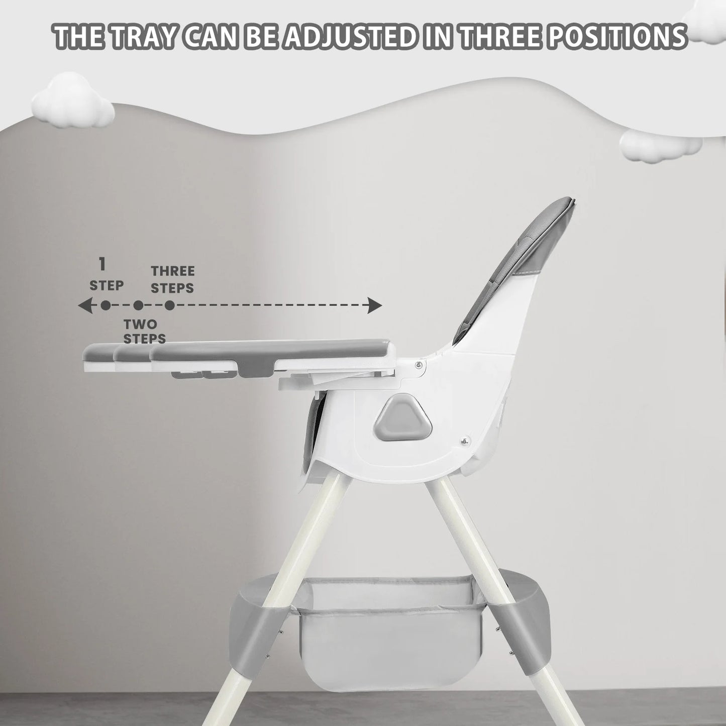 3-in-1 High Chair with Tray