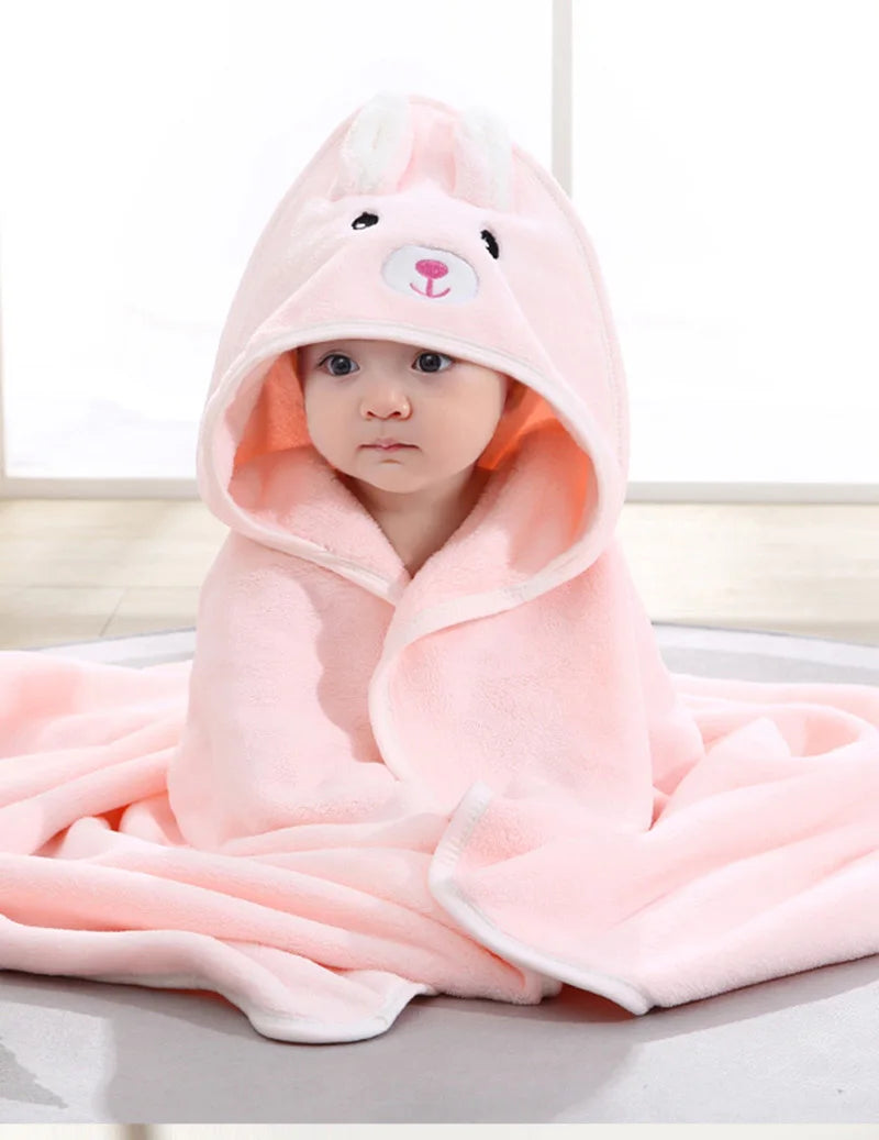 Animal Hooded Baby Bath Towels