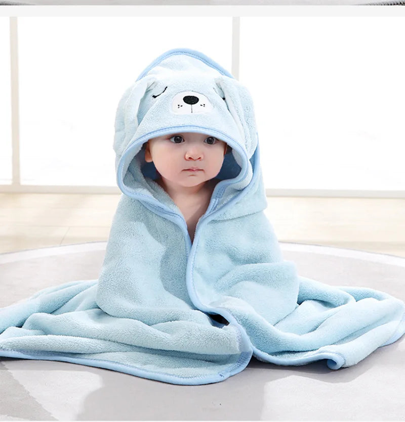 Animal Hooded Baby Bath Towels