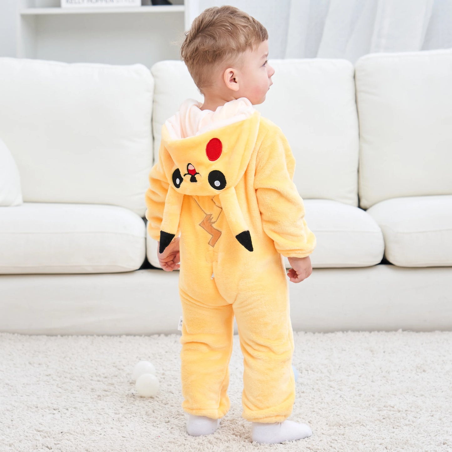 Long Sleeve Cartoon Animal Jumpsuit