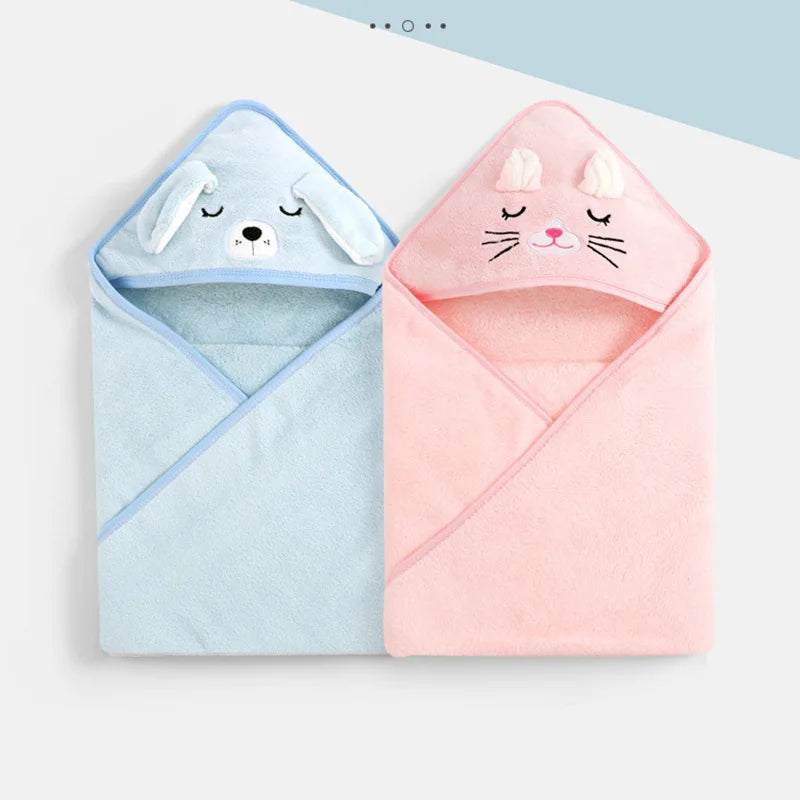 Animal Hooded Baby Bath Towels