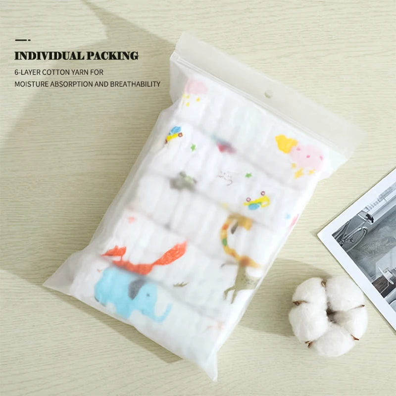 5 PCS Muslin Cotton Swaddles