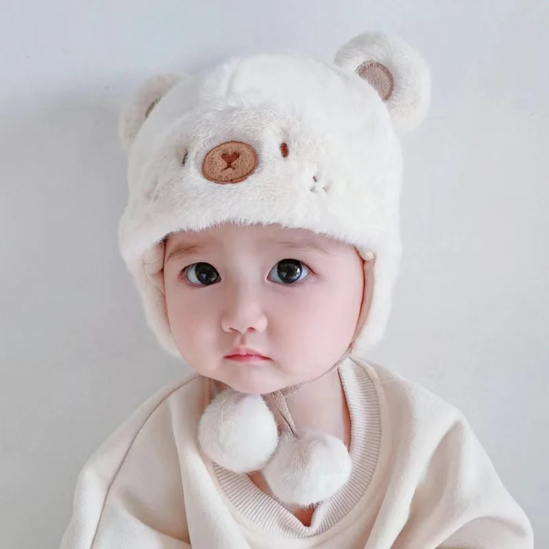 Fleece Knit Ear Protection Hat