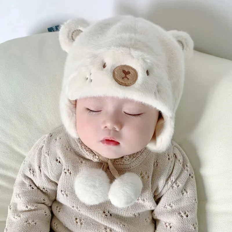 Fleece Knit Ear Protection Hat