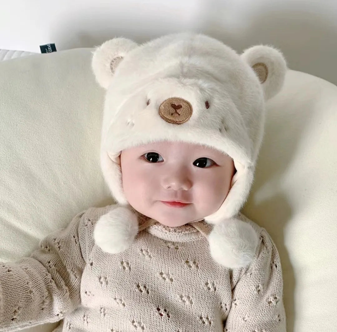 Fleece Knit Ear Protection Hat