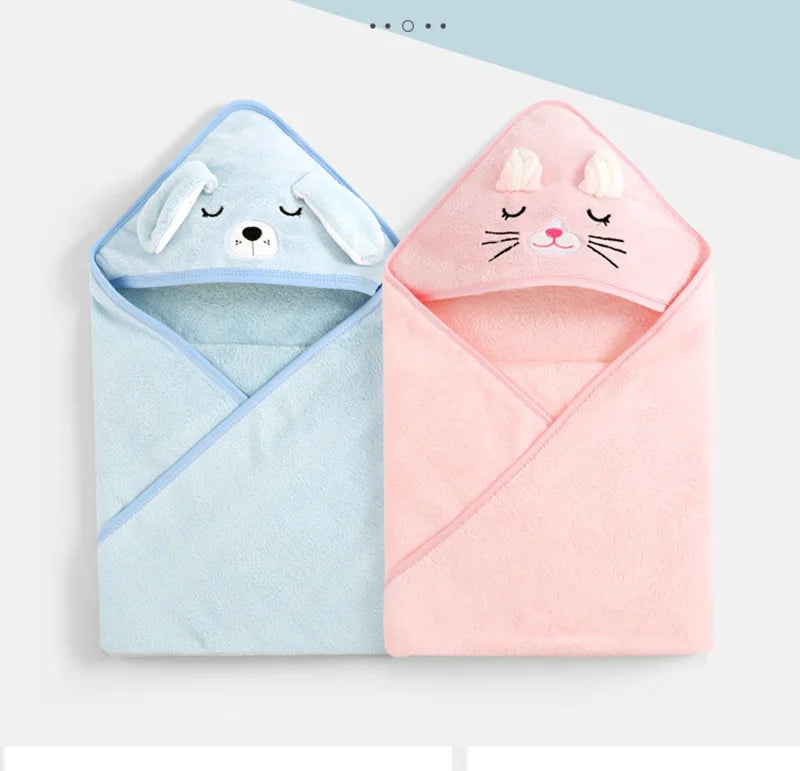 Animal Hooded Baby Bath Towels