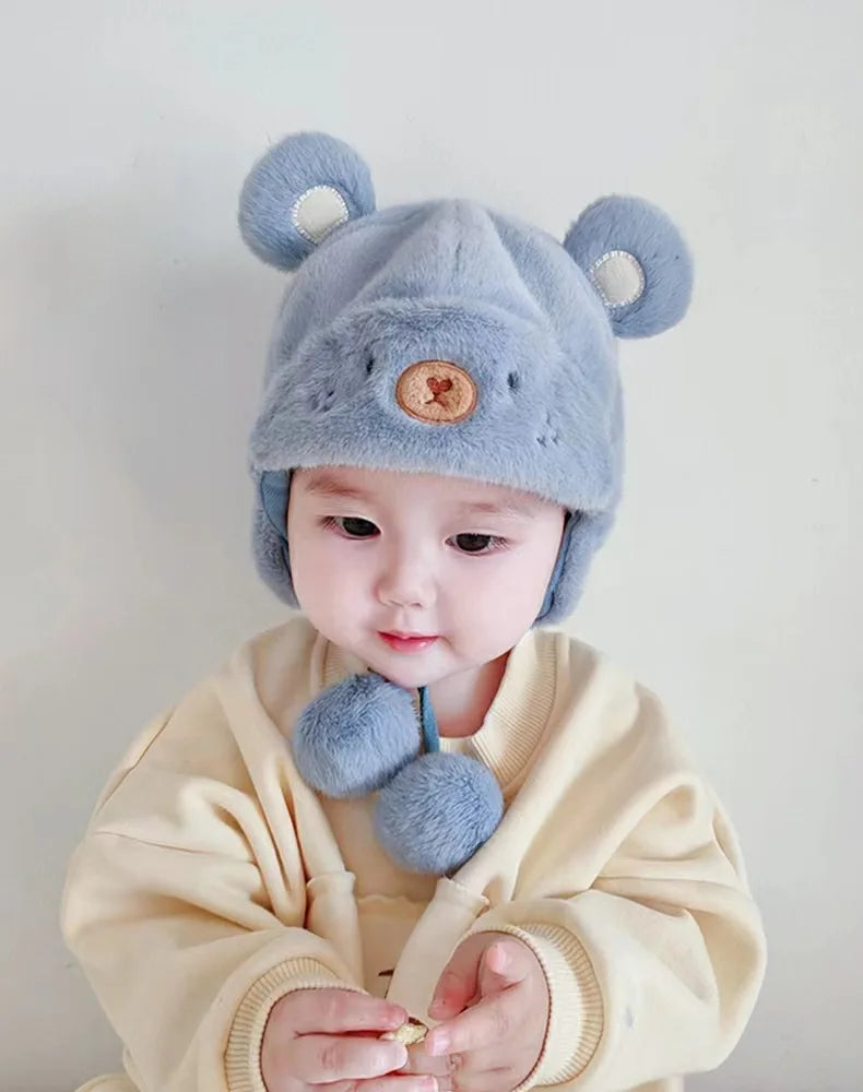 Fleece Knit Ear Protection Hat