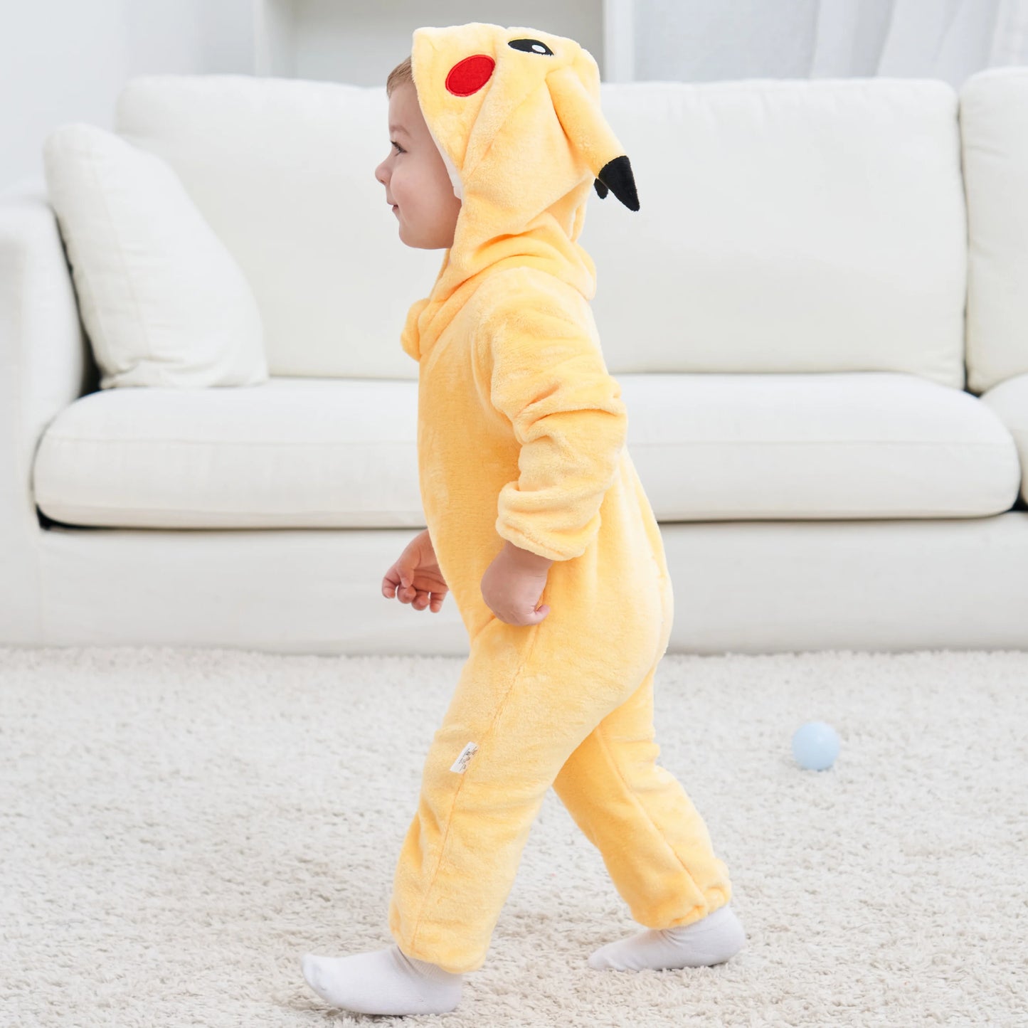 Long Sleeve Cartoon Animal Jumpsuit