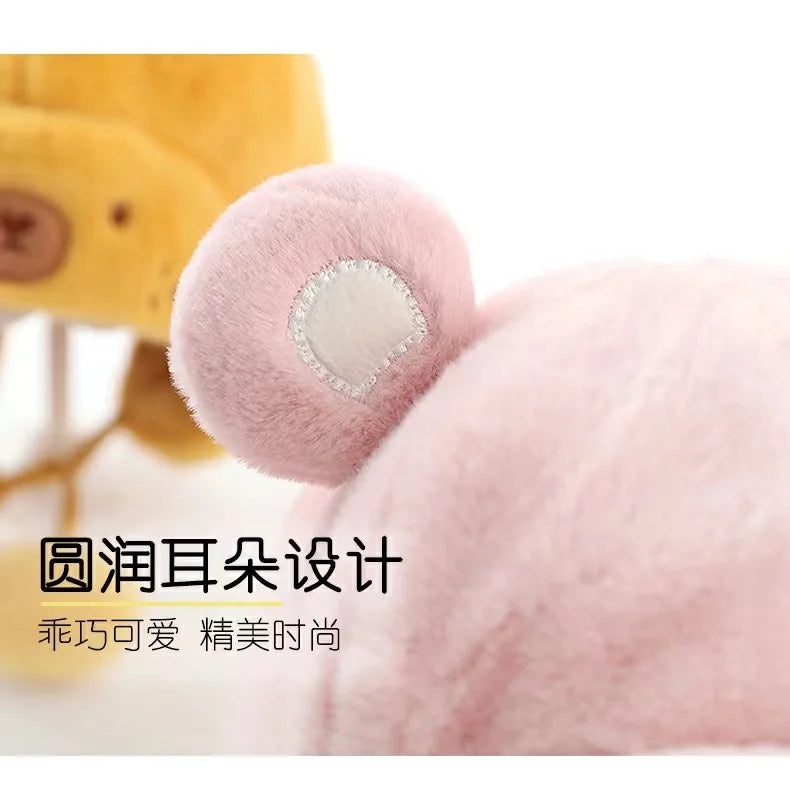 Fleece Knit Ear Protection Hat