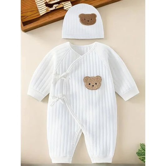 All-Season Baby Romper with Hat