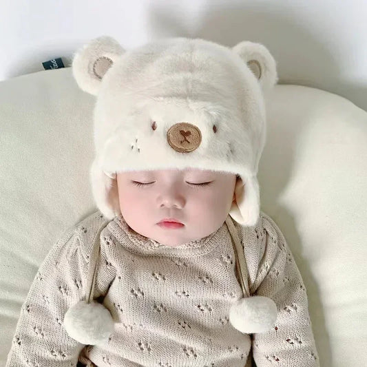 Fleece Knit Ear Protection Hat